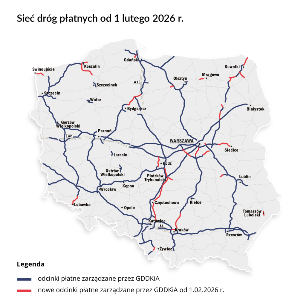 Brak opłat e-TOLL dla aut do 3,5 tony z przyczepą! Ważna zmiana w opłatach drogowych od 21 września 2026￼