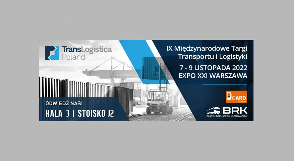 📢 Spotkajmy się na targach TransLogistica.