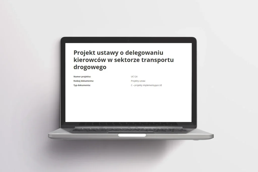 #Projekty zmian | Ustawa o delegowaniu kierowców