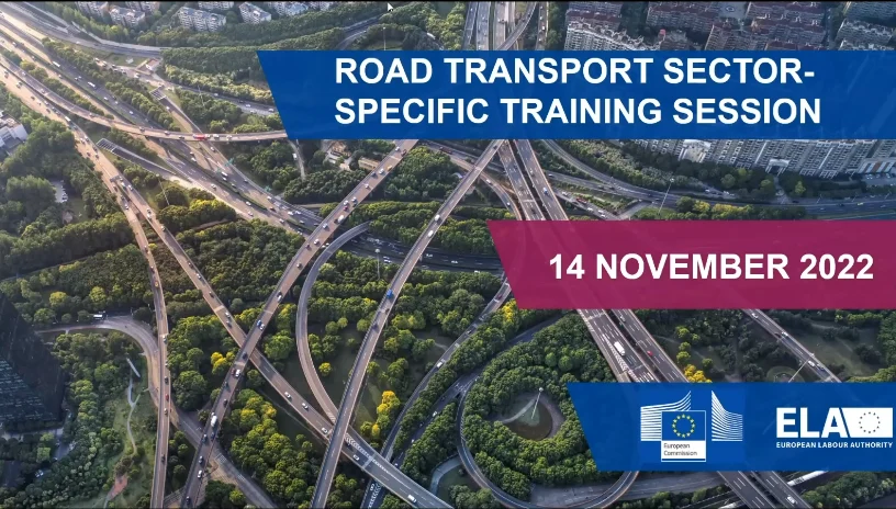 Filmy szkoleniowe dotyczące transportu od Europejskiego Urzędu Pracy (ELA)