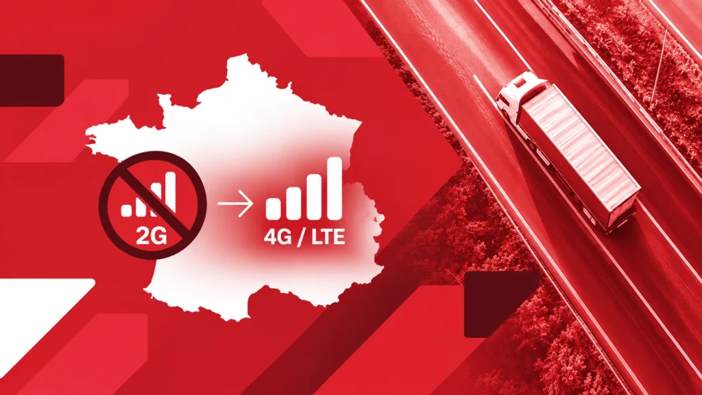 Wyłączenie sieci 2G we Francji. Sprawdź, czy monitoring Twojej floty jest gotowy