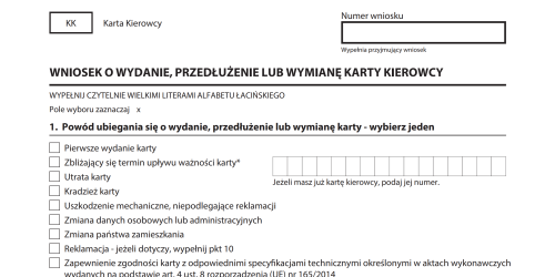 wniosek kk